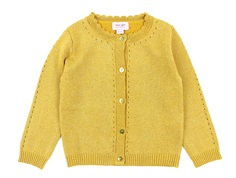 Noa Noa Miniature cardigan ochre yellow glitter